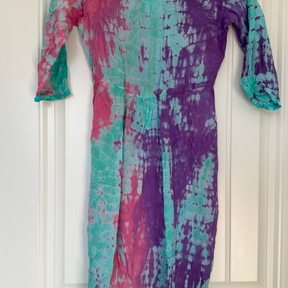 Resort wear tie die dress XS like new. - Picture 3 of 3